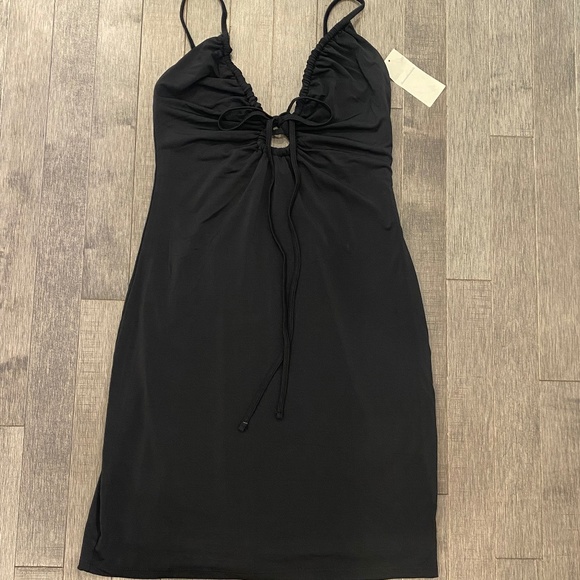 Abercrombie & Fitch Adjustable Strappy Cutout Mini Dress - Picture 2 of 9